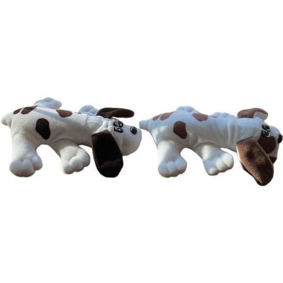 Tonka PP Pound Puppies Dark Brown Light Brown Spotted Litter of two puppies - Picture 5 of 8